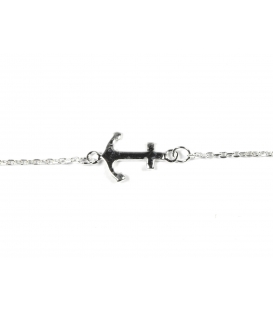 Bracelet Argent Ancre 16+3cm