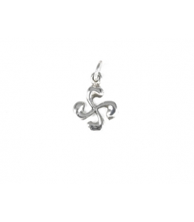 Pendentif Argent Lauburu 16mm