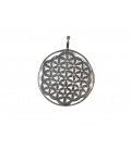 Pendentif Argent Fleur de Vie 26mm