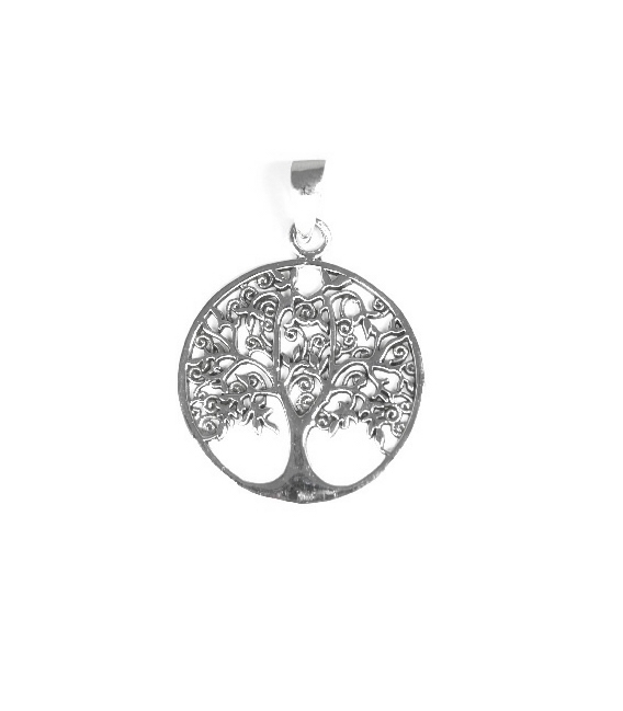 Pendentif Argent Arbre de Vie 28mm