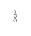 Pendentif Argent Infini 16mm