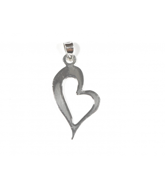 Colgante Plata Corazon 25mm