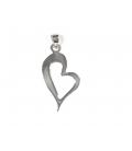 Pendentif Argent Cœur 25mm