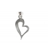 Pendentif Argent Cœur 25mm