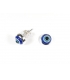 Boucles d'oreilles Argent Mauvais Oeil 8mm Prix Paire