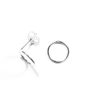 Boucles d'oreilles Argent Cercle 10mm Prix Paire