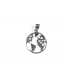 Pendentif Argent Monde 16mm