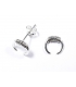 Boucles d'oreilles Argent Lune Inversée Prix Paire