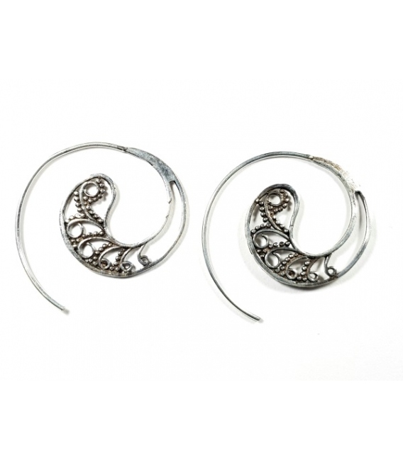 Boucles d'oreilles Spirale 3,00cm