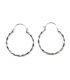 Boucles D'oreilles Créoles Argent Tressées 30mm Prix paire