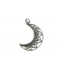 Pendentif Argent Lune 28mm