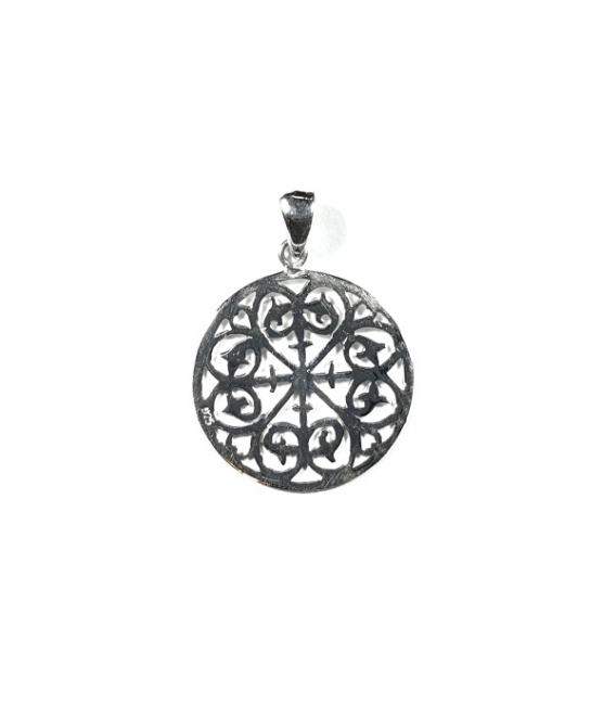 Colgante Plata Mandala 20mm