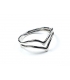 Anillo Plata Doble V