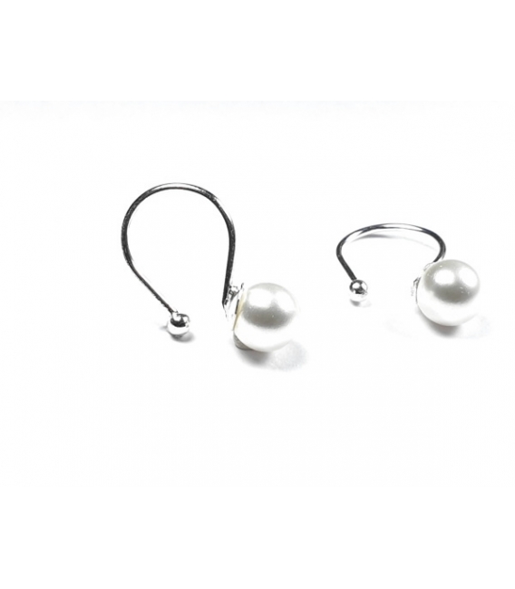 Cartilage Argent Perle Prix Paire