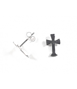 Boucles d'oreilles Argent Croix Prix Paire