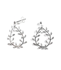 Boucles d'oreilles Argent Feuilles Prix Paire