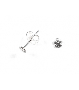 Boucles d'oreilles Argent Fleur Prix Paire