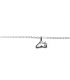 Bracelet Argent Queue de Baleine 16+3cm