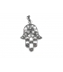 Pendentif Argent Main Fatima 25mm