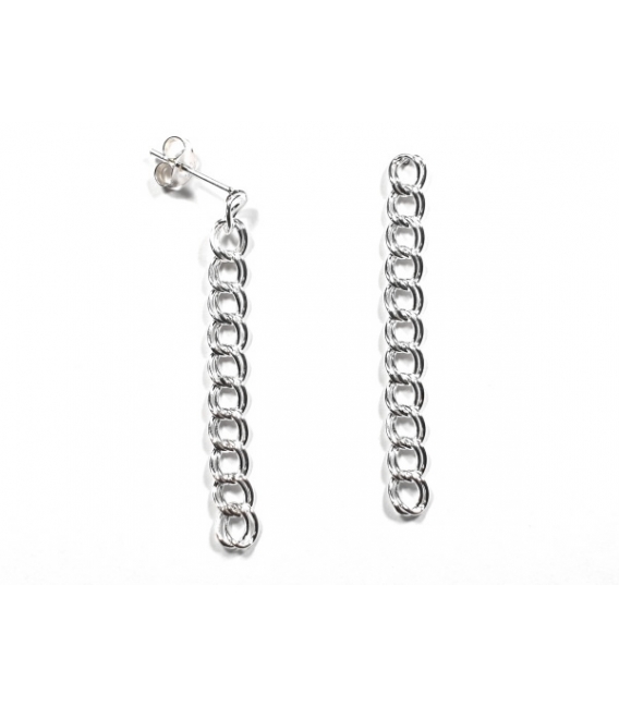 Boucles d'oreilles Chaîne 14