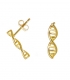 Boucles d'oreilles Argent ADN Recouverte Prix Paire