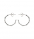 Boucles d'oreilles Demi-cercle Hexagonal