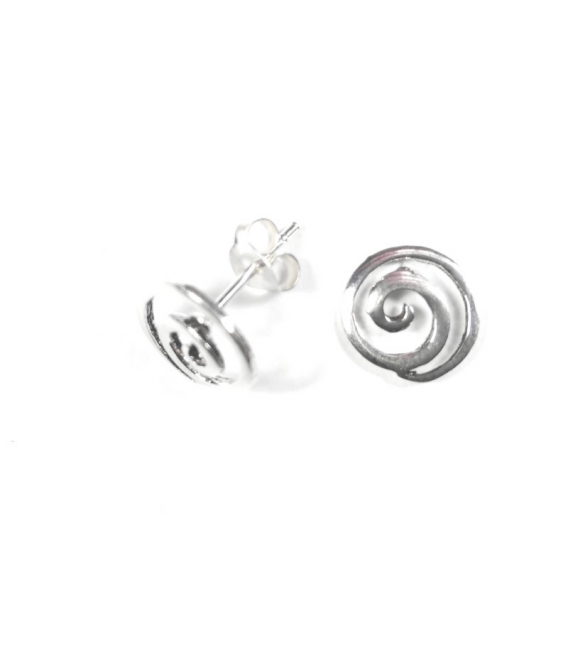 Boucle d'oreilles Argent Spirale 1,10cm Prix Paire