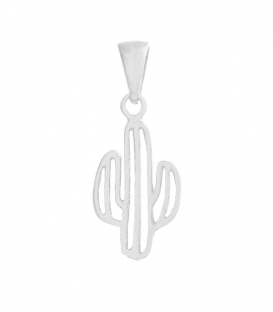 Pendentif Argent Cactus 17mm