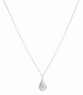 Collier Argent Larme 40+3cm