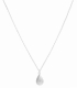 Collier Argent Larme 40+3cm