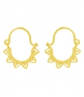 Boucles d'oreilles Argent Filigranes Recouverte. Prix Paire