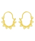 Boucles d'oreilles Argent Filigranes Recouverte. Prix Paire