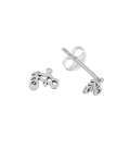 Boucles d'oreilles Argent Vélo Prix Paire