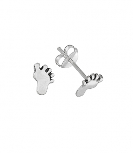 Boucles d’oreilles Argent Pied. Prix paire