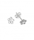 Boucles d'oreilles Argent Fleur 5.8mm Prix Paire