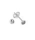 Boucles d'oreilles Argent Symbole Paix Prix Paire