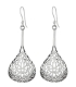 Boucles d'oreilles Argent Vielli Larme 2,00cm