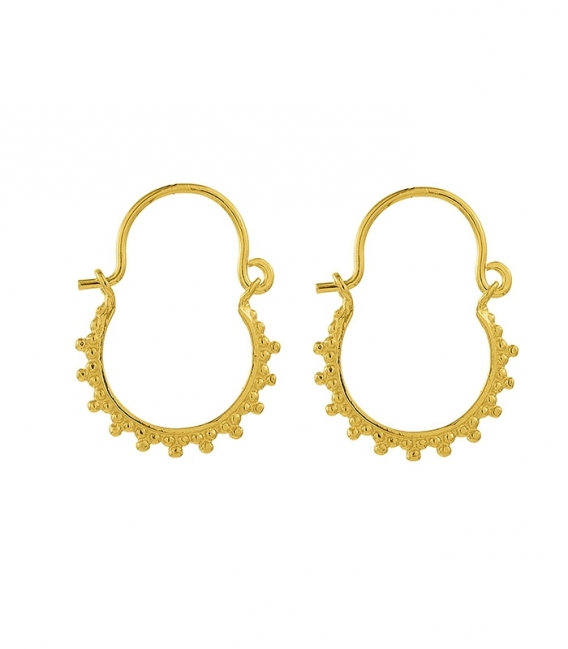 Boucles d'oreilles Argent Filigrane 20mm Recouvert. Prix Paire