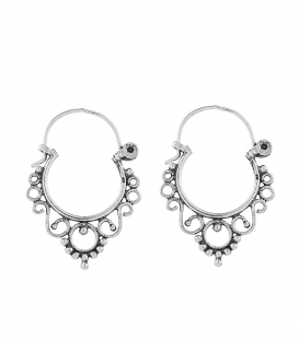 Boucles d'oreilles Argent Filigrane 3,10cm