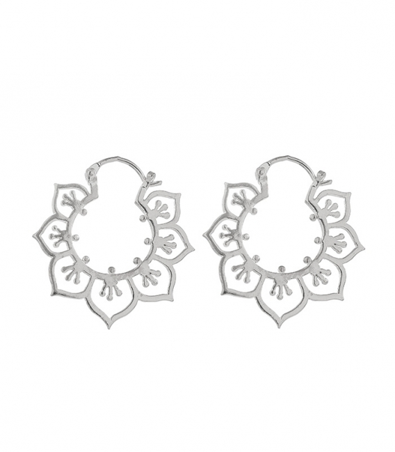 Boucles d'oreilles Argent Filigrane 2,70cm. Prix Paire