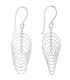 Boucles d'oreilles Argent Cercles 28mm. Prix Paire