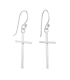 Boucles d'oreilles Argent Croix Prix Paire. Prix Paire