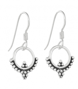 Boucles d'oreilles Argent Filigrane 11mm. Prix Paire