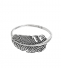 Bague Argent Plumes 179