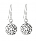 Boucles d'oreilles Argent Noeud Celtique 10mm. Prix Paire