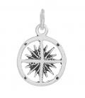 Pendentif Argent Rose de Vents 16mm