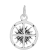 Pendentif Argent Rose de Vents 16mm