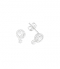 Bucles d'oreilles Argent Zirconiums