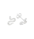 Boucles d'oreilles Argent Serpent Zirconium 9mm Prix Paire