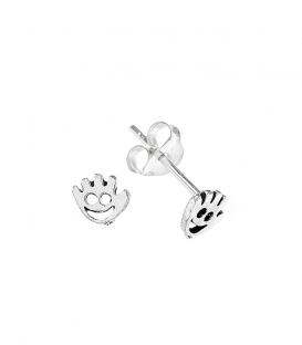 Boucles d'oreilles Argent Main Visage 5.3mm Prix Paire